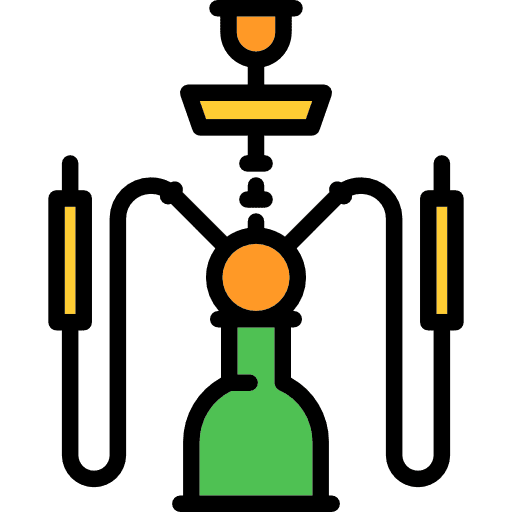 Pipe tobacco oriental smoke icon