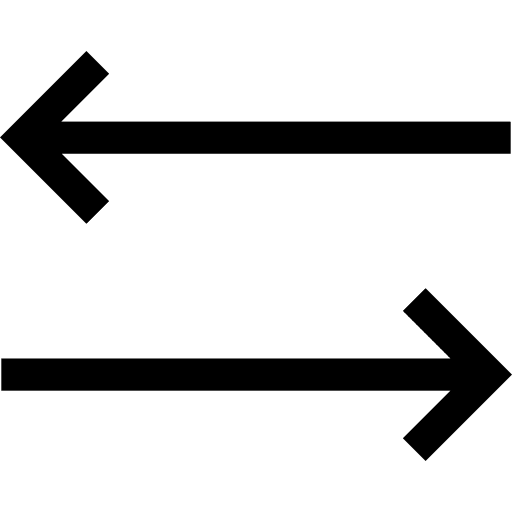 Exchange resize left arrow right arrow icon