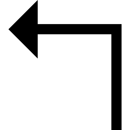 Left arrow arrows orientation multimedia option icon