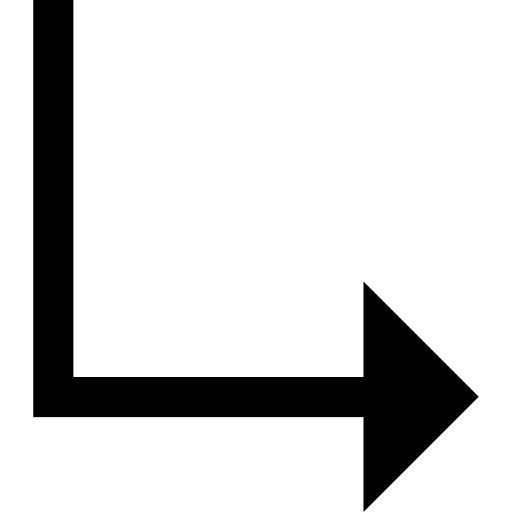 Right arrow multimedia option direction arrows icon