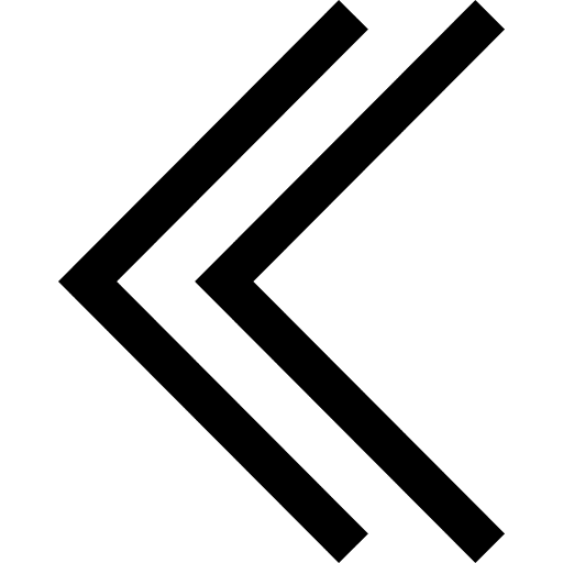 Left chevron orientation arrows down arrow icon