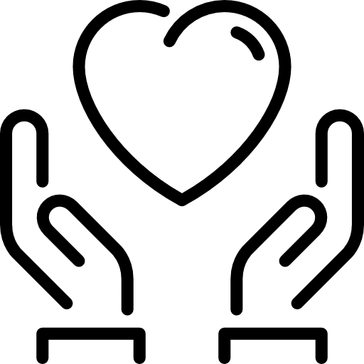 Donation charity donation heart icon
