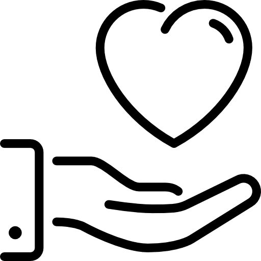 Donation miscellaneous charity hands and gestures icon