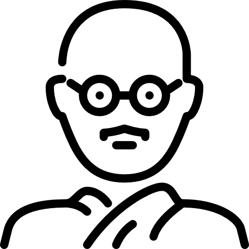 Gandhi indian gandhi peace icon