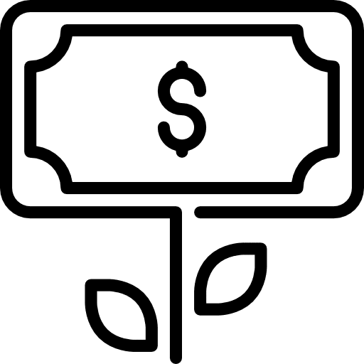 Money money notes business and finance icon