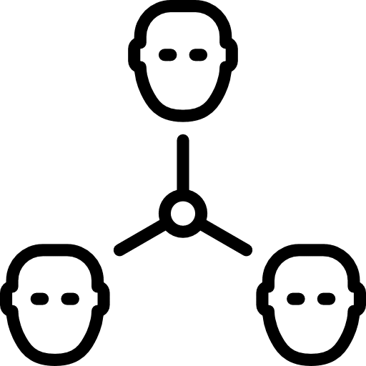 Networking networking workers business icon