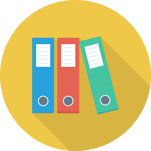 Archives office material interface file icon