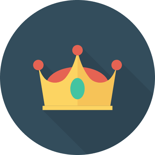 Crown queen royalty moderator icon