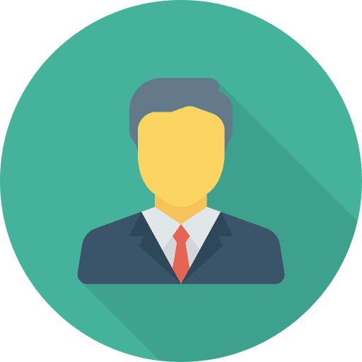 Manager administrator people head icon