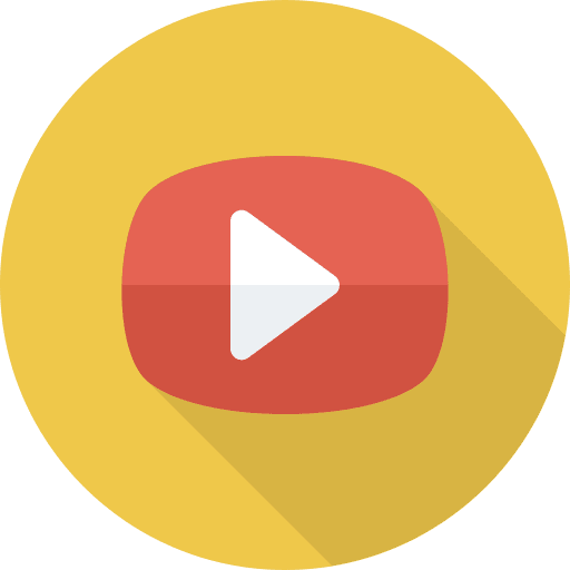 Video player youtube brands and logotypes music and multimedia icon