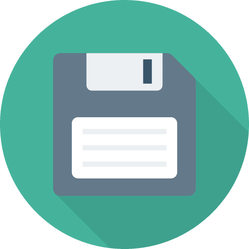 Diskette technology multimedia electronics icon