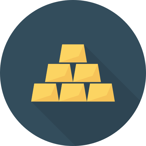 Gold ingots ingot gold gold ingots icon
