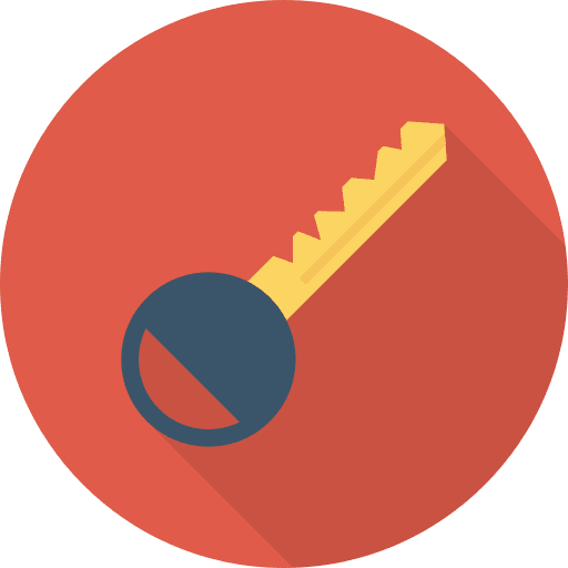 Key access hotel keys icon