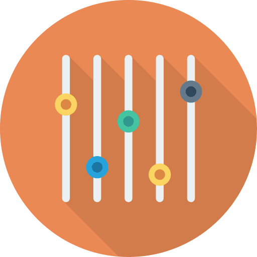 Levels settings miscellaneous adjustment icon