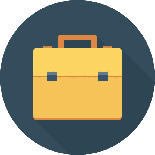 Briefcase bag briefcase portfolio icon