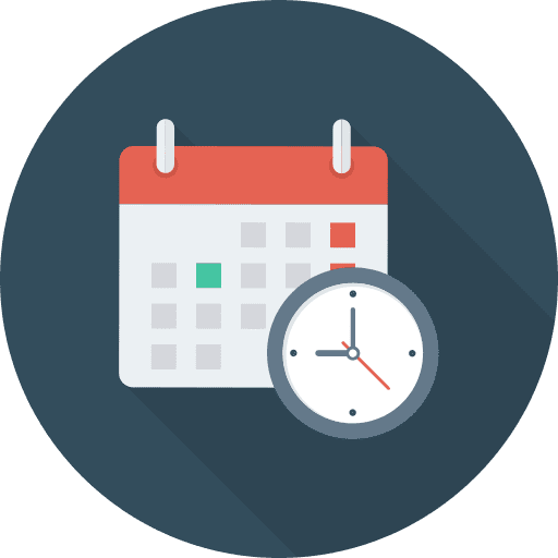 Calendar administration calendar time and date icon
