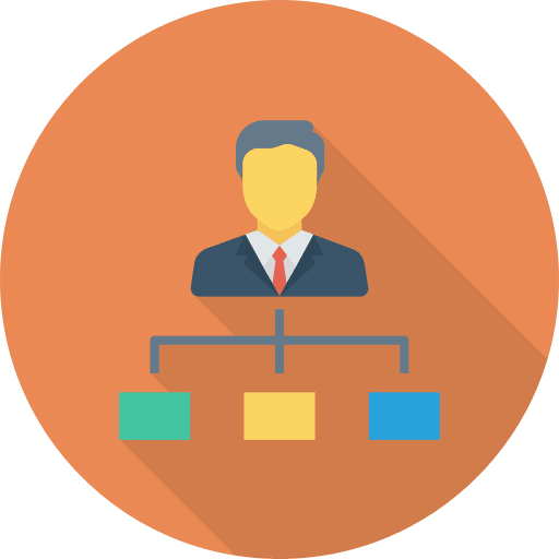 Hierarchical structure team hierarchical structure group icon