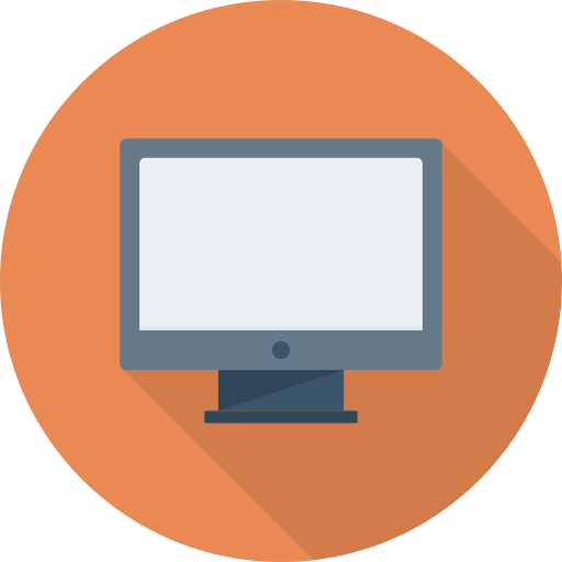 Monitor computer technology television icon