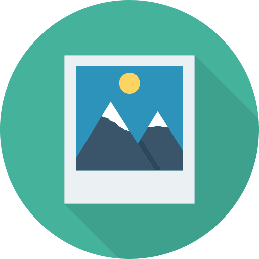 Picture photography landscape business and finance icon