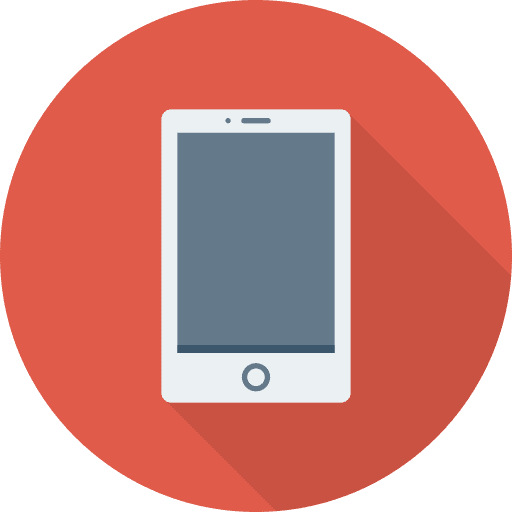 Smartphone communications touch screen mobile phone icon