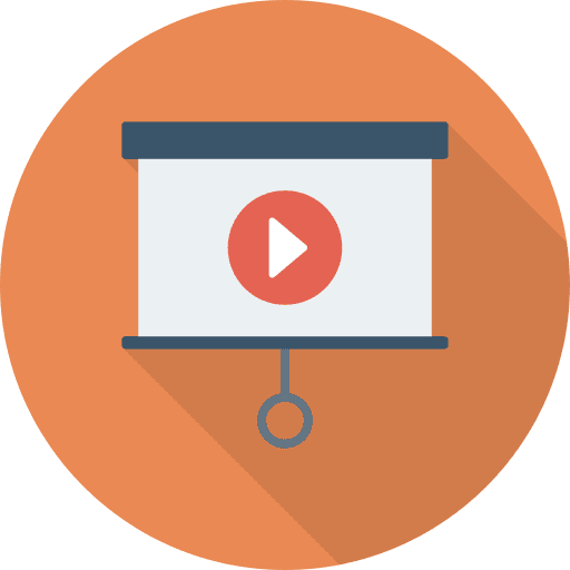 Video player multimedia movie music player icon