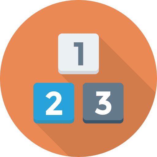 Blocks education educational cube icon