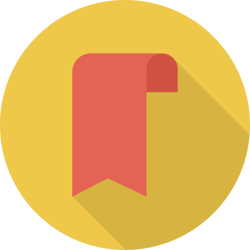 Bookmark insignia shapes badge icon