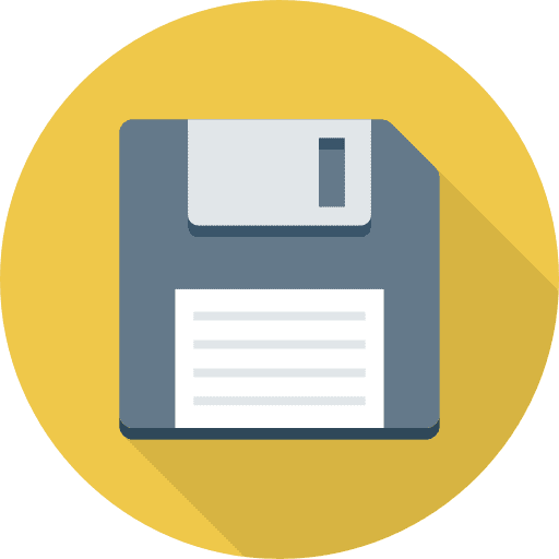 Floppy disk electronics floppy disk save icon