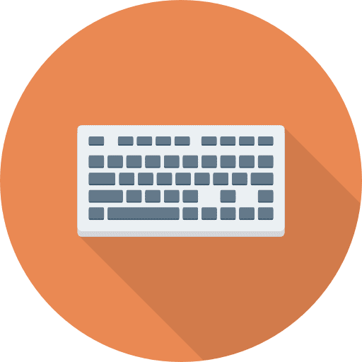 Keyboard electronic keyboard technology icon