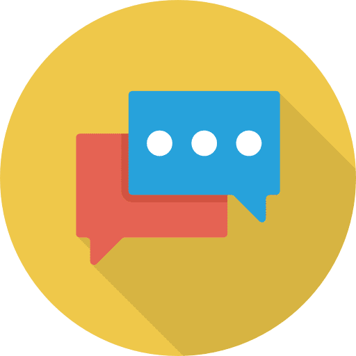 Chat communications conversation communication icon