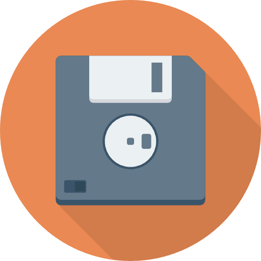 Diskette education flash disk save file icon