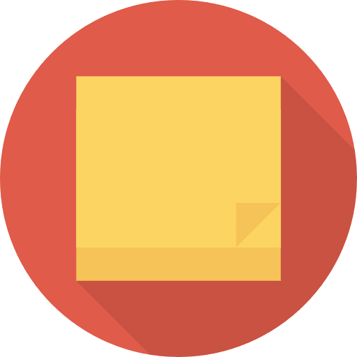 Post it education files and folders business icon