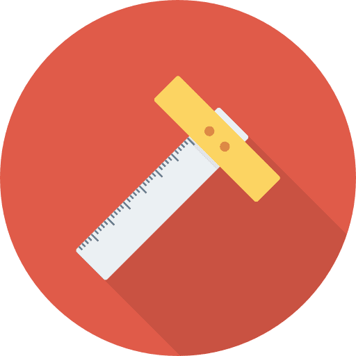 Ruler graphic tool triangle edit tools icon