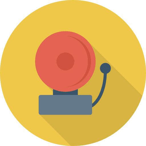 Bell alarm bell security icon