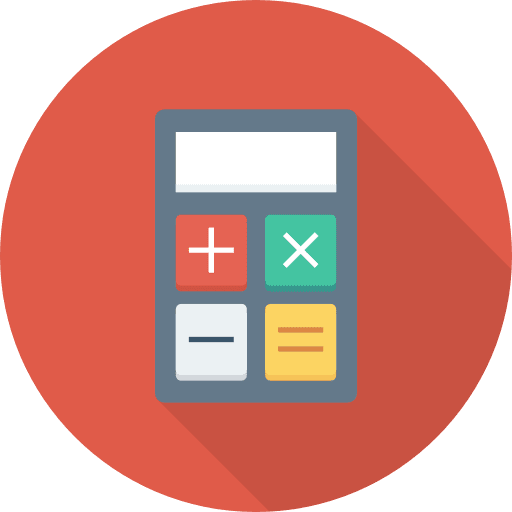 Calculator calculation education technology icon