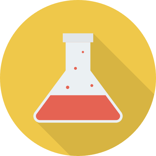 Flask test tube chemistry flasks icon