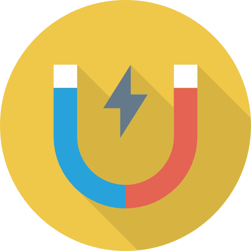 Magnet magnetism electronics magnetic icon