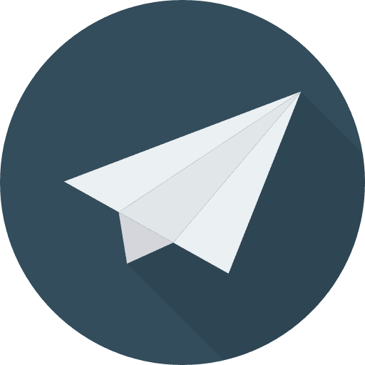 Paper plane origami message airplane origami icon