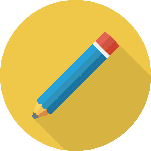 Pencil draw ruler edit icon