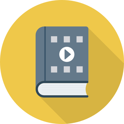 Audiobook literature book music and multimedia icon