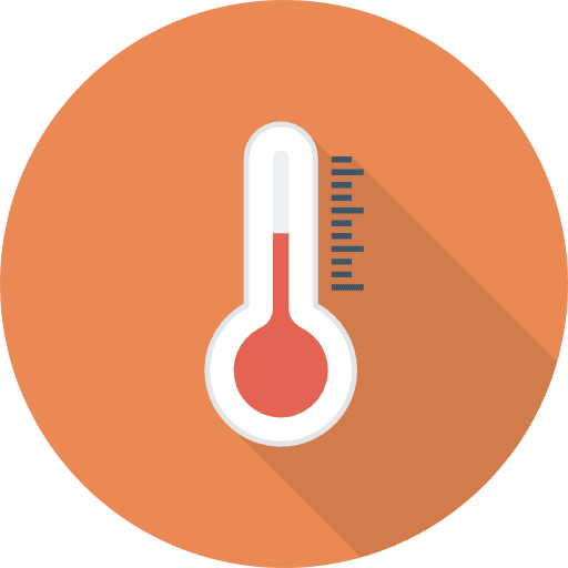 Thermometer celsius weather temperature icon