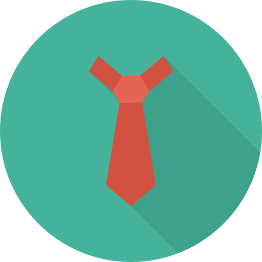 Tie elegant fashion clothing icon