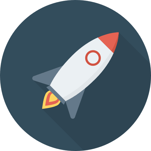 Launch transport rocket launch space ship launch icon