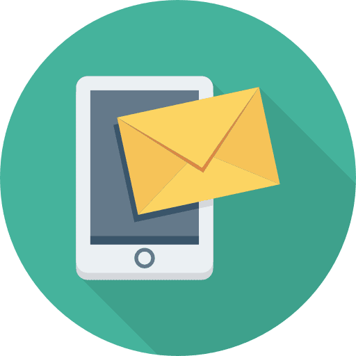 Mobile mail message communications emails icon