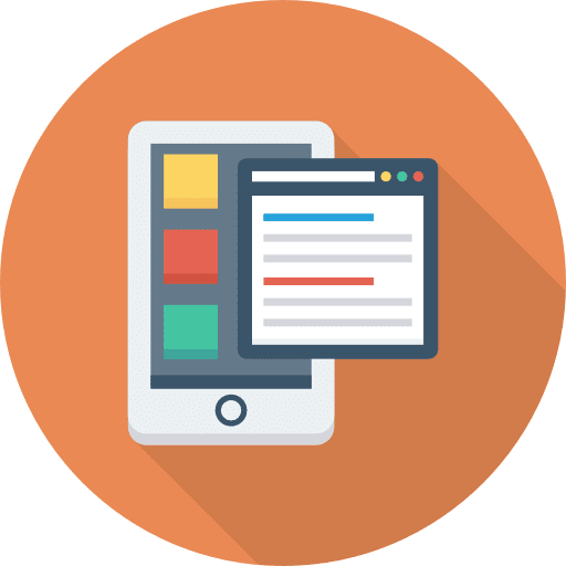 Mobile phone mobile phone web seo and web icon