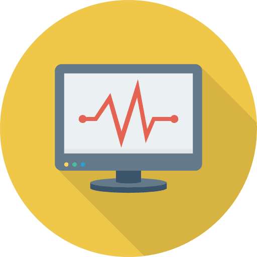 Monitoring google analytics stats business pack icon