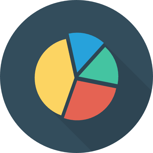 Pie chart statistics pie chart graphical icon