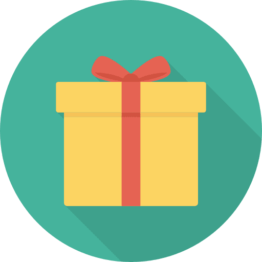 Present surprise birthday gift icon
