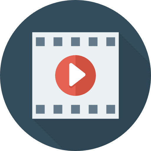 Video player multimedia interface multimedia option icon