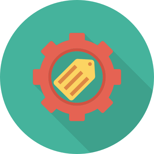 Label shopping miscellaneous price icon